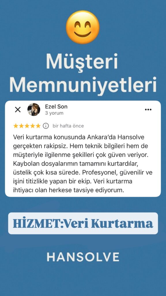 veri kurtarma ankara